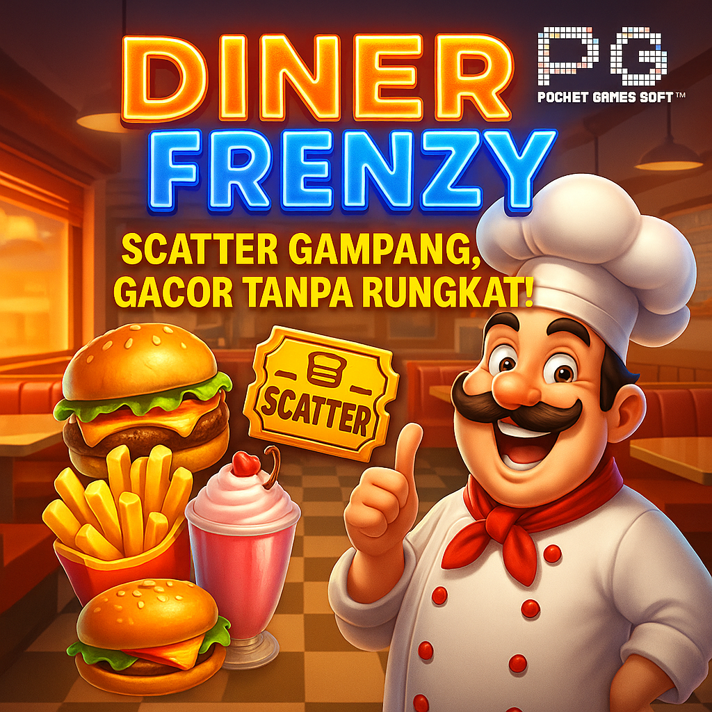 🎰 Slot PG Soft: Diner Frenzy – Scatter Gampang, Gacor Tanpa Rungkat!